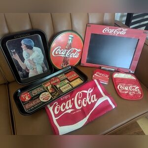 Coca cola decor signs